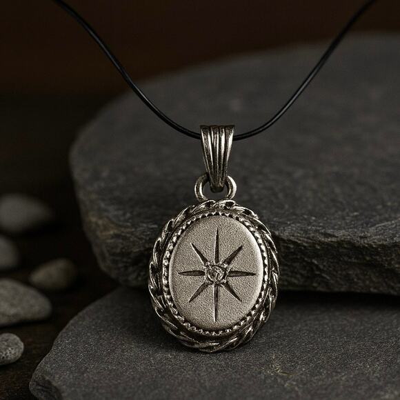 Sterling Silver & Diamond Pendant